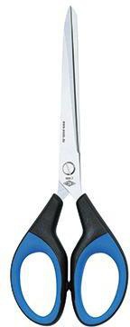 Universalschere Rechtshänder Edelstahl schwarz/blau WEDO