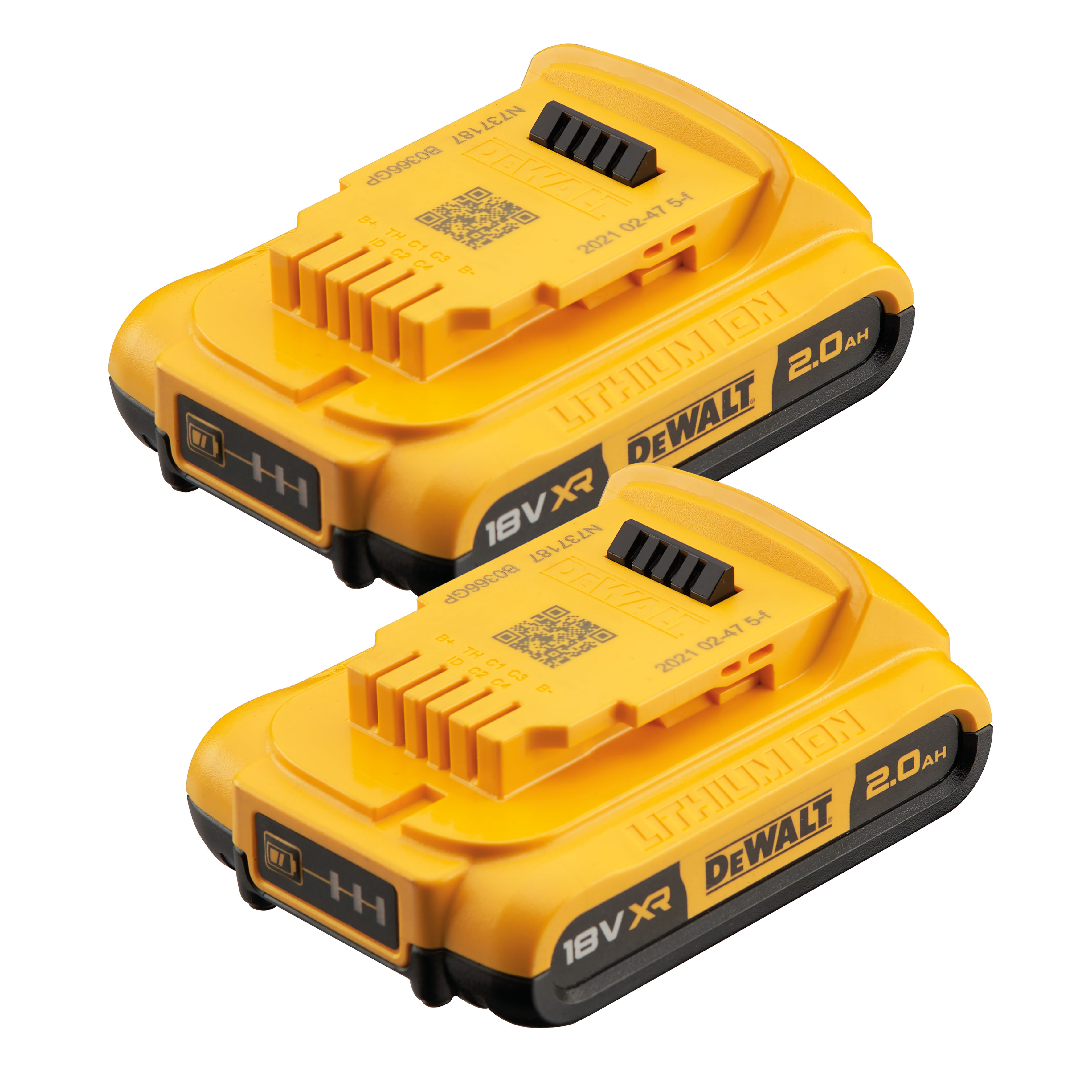 DEWALT DCB183D2-XJ Akku-Set, 18 V / 2,0Ah