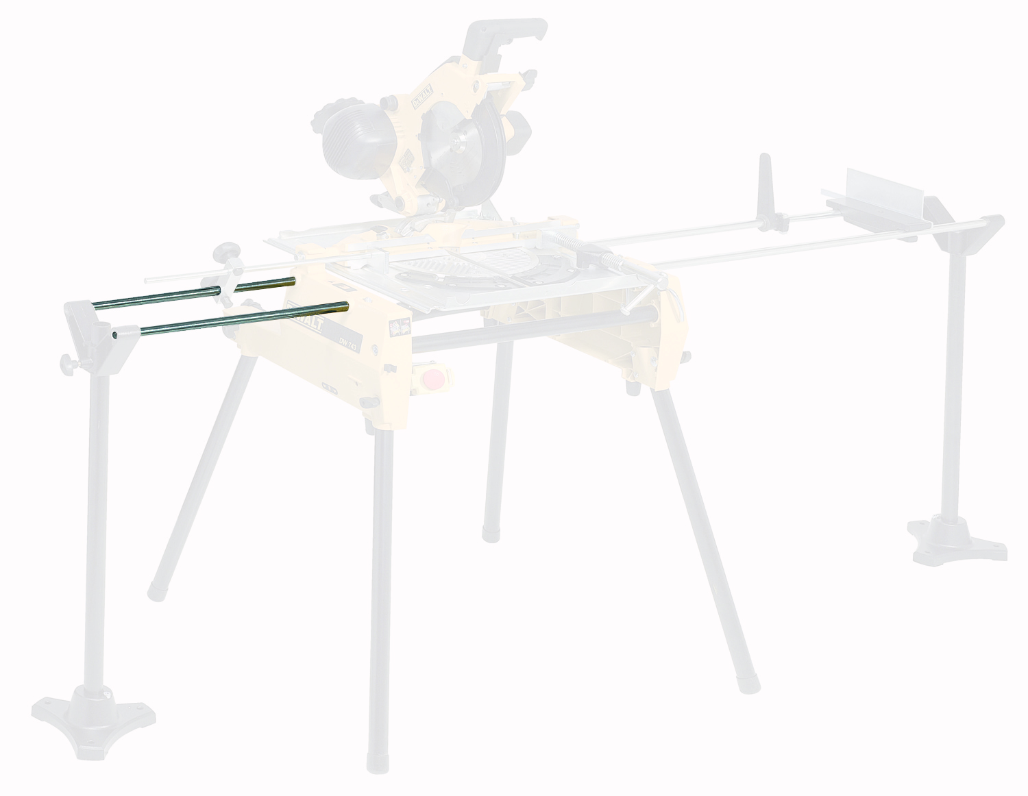 DEWALT DE3491-XJ Führungsrohre 500 mm 2 St