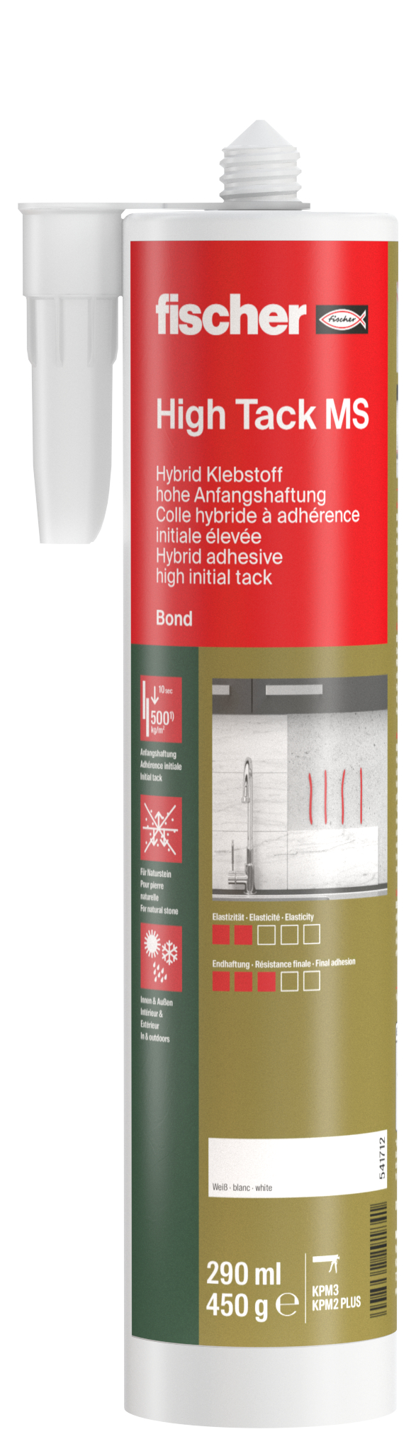 fischer High Tack MS weiß 290 ml