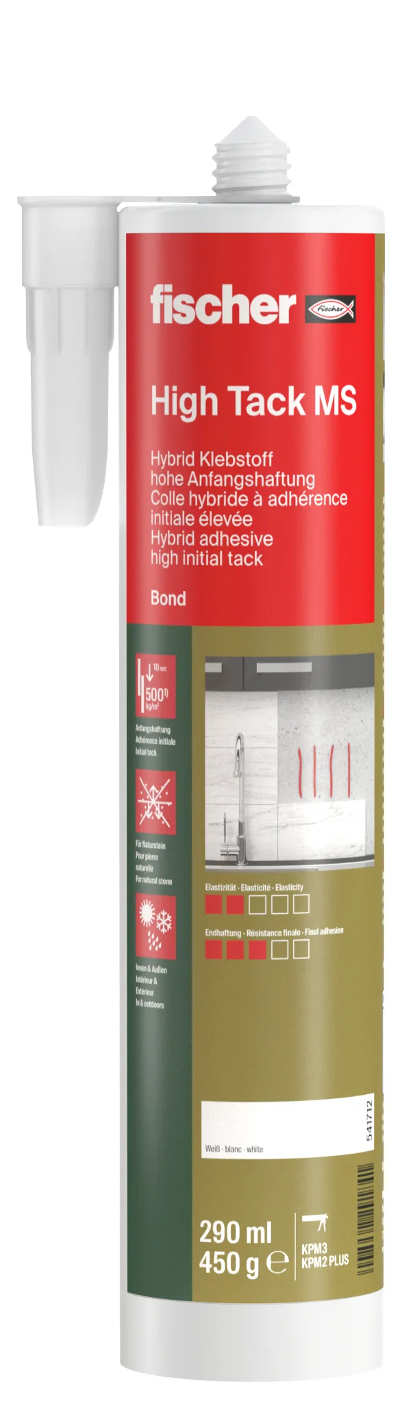 fischer High Tack MS weiß 290 ml