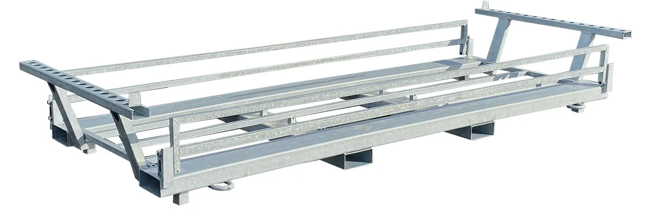 SCHAKE Twintraverse für 30 Mobilzäune und 30 Fußplatten