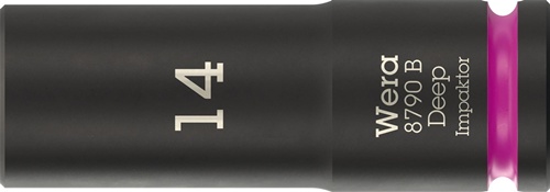 Steckschlüsseleinsatz 8790 B Impaktor Deep 3/8 Zoll 14mm L.63mm WERA
