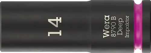 Steckschlüsseleinsatz 8790 B Impaktor Deep 3/8 Zoll 14mm L.63mm WERA