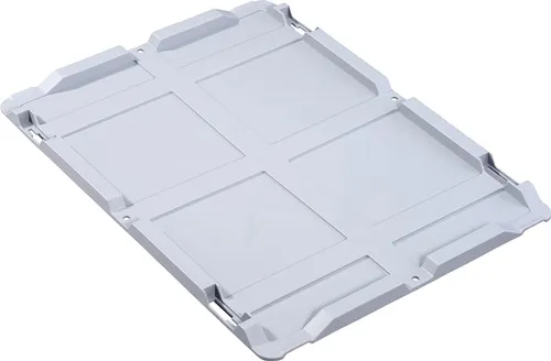 Stülpdeckel PP L400xB300mm grau f.Transportstapelkasten ALLIT