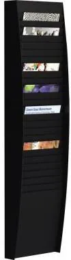 Paperflow Wand-Sortiertafel V 25F A4V1X25.01 DIN A4 schwarz