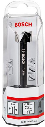Bosch Forstnerbohrer DIN 7483G D.18mm L.90mm toothed edge Schaft-D.8mm