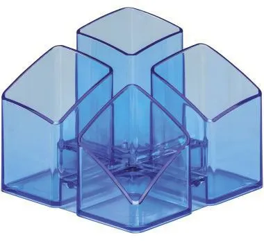 HAN Schreibtischköcher SCALA 17450-26 4Fächer transparent blau