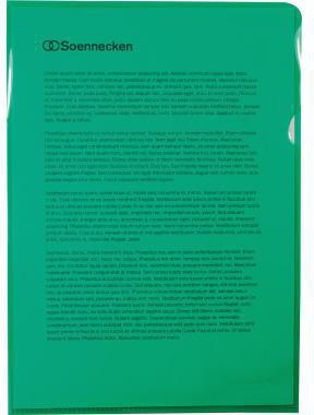 Soennecken Sichthülle 1470 DIN A4 PP grün 50 St./Pack.