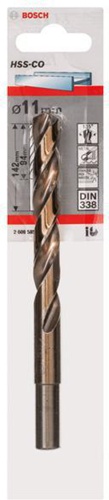 Bosch Metallbohrer HSS-Co DIN338 Arbeits-L.94mm D.11mm L.142mm