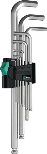 Winkelschraubendrehersatz 950 PKL 9-tlg.Ku.-Halter SW 1,5-10mm Kugelk.