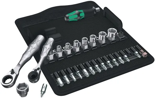 Steckschlüsselsatz KK Zyklop Mini 2 27-tlg.1/4 Zoll SW 4-13mm Z.60/60 6KT WERA