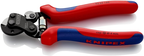 Drahtseilschere L.160mm pol.Mehrkomp.-Hüllen KNIPEX