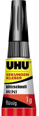 UHU Sekundenkleber blitzschnell MINIS 45415 1g 3 St./Pack.