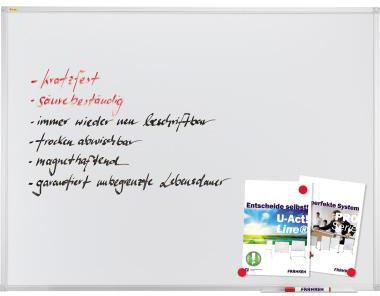 Franken Whiteboard X-tra Line SC3202 90x60cm emailliert weiß