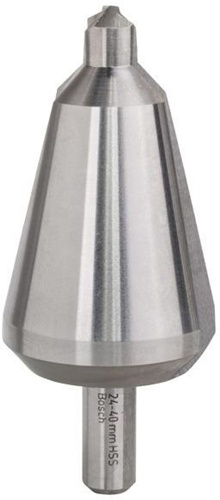 Bosch Blechschälbohrer HSS D.24-40mm L.89mm Schaft-D.10mm zylindrisch