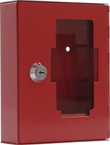 Notschlüsselkasten NS 1 H150xB120xT38mm rot STA Anz.Hak.1 ROTTNER
