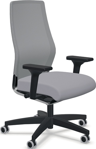 Bürodrehstuhl mit Synchrontechnik mit Armlehnen Tragfähigkeit 110 kg ZÜCO