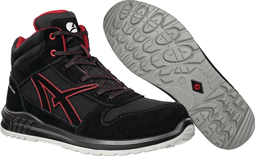 Sicherheitsstiefel CLIFTON MID Gr.43 schwarz/rot S3 SRC EN ISO 20345:2011