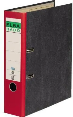 ELBA Ordner ELBArado 100555313 DIN A4 80mm Pappe rot