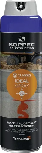 Markierungsspray IDEAL neonblau 500ml Spraydose SOPPEC