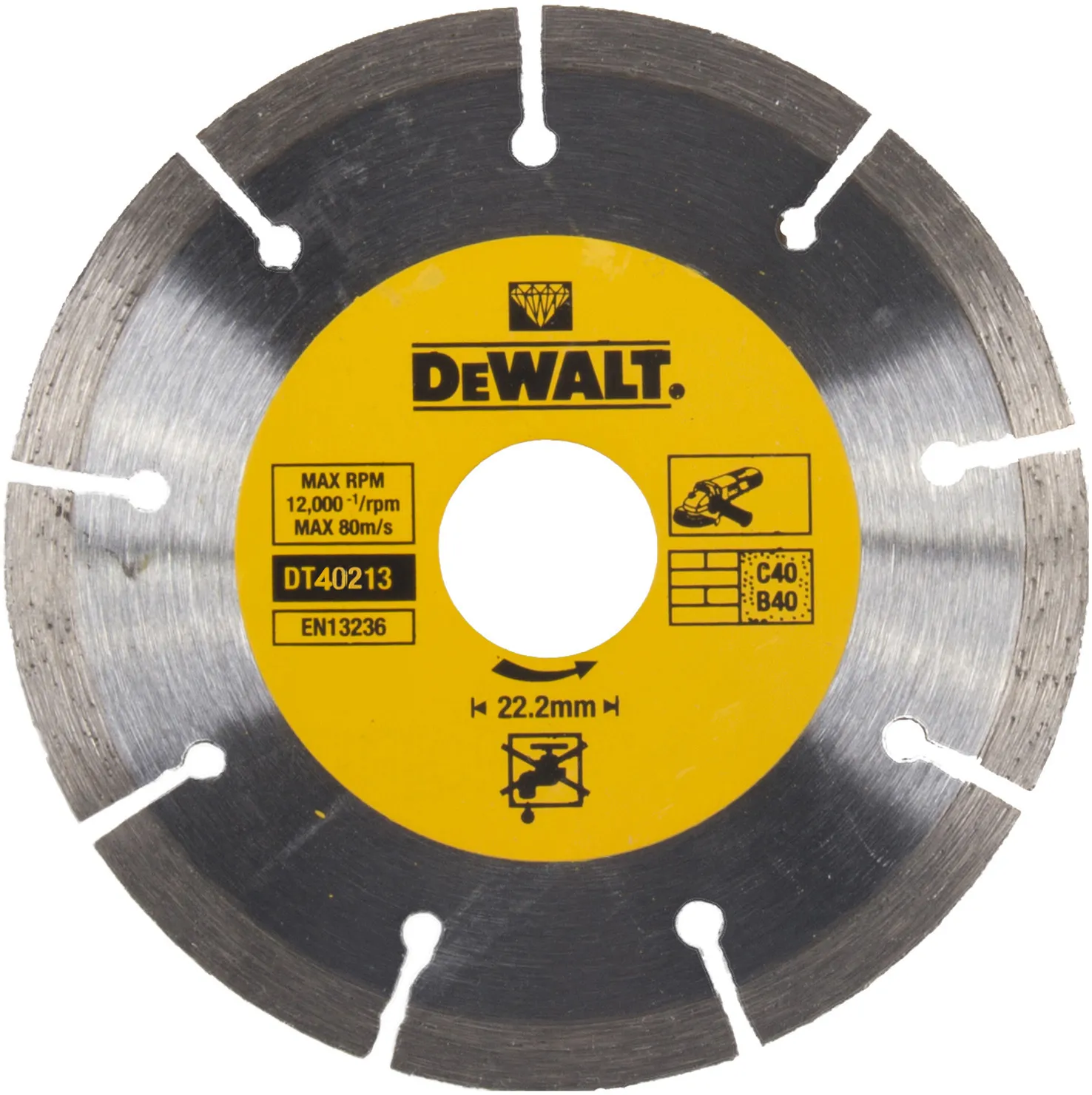 DEWALT DT40213-QZ Diamanttrennscheibe Eco1 Universal 350 mm