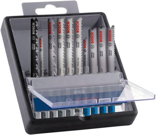 Bosch Stichsägeblatt-Set PRO Wood and Metal 10tlg. f.Materialstärke 1,5-50mm