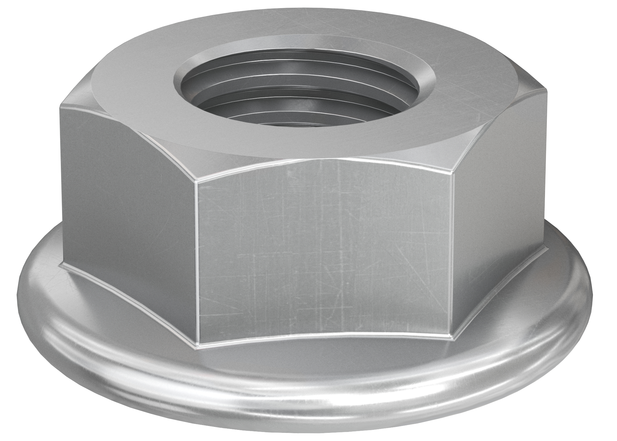 fischer Flanschmutter MU F M8 A2 nicht rostender Stahl A2