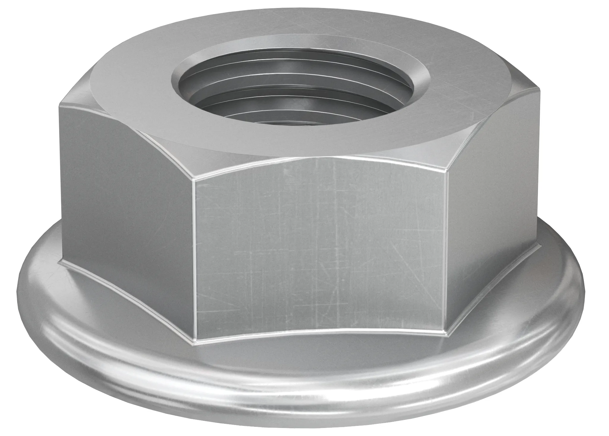 fischer Flanschmutter MU F M8 A2 nicht rostender Stahl A2