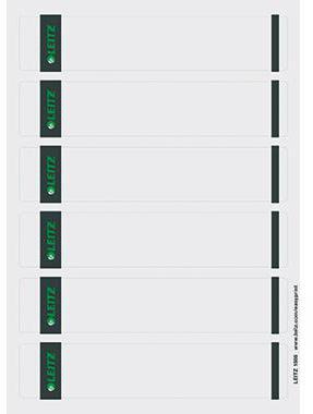 Leitz Ordneretikett 16860085 kurz/schmal Papier gr 600 St./Pack.