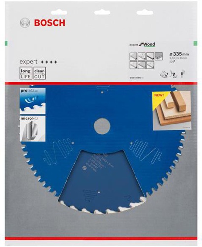Bosch Kreissägeblatt Expert for Wood D.335mm Bohrung 30mm 40Zähne WZ