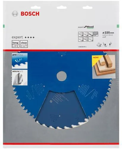 Bosch Kreissägeblatt Expert for Wood D.335mm Bohrung 30mm 40Zähne WZ