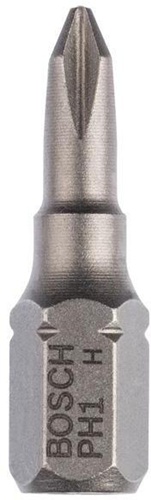 Bosch Schrauberbit Extra-Hart ISO1173 C6.3 PH 1 L.25mm 1/4Zoll-Außen-6kt 10St.