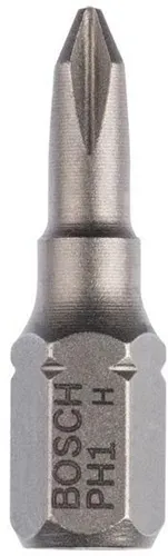 Bosch Schrauberbit Extra-Hart ISO1173 C6.3 PH 1 L.25mm 1/4Zoll-Außen-6kt 10St.