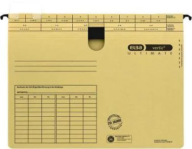 ELBA Hängehefter vertic ULTIMATE 100552065 DIN A4 Karton naturbraun