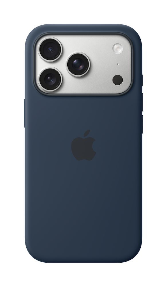 Apple iPhone 17 Pro Silikon Case mit MagSafe, Mitternacht