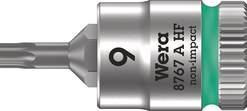 Steckschlüsseleinsatz 8767 A HF TORX® 1/4 Zoll T9 L.28mm WERA
