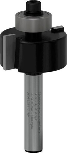 Bosch Falzfräser Arbeits-L.12,7mm Schaft 1/4Zoll D.25,4mm L.54mm