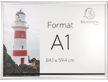 Exacompta Wandplakatrahmen 8194358D A1 Aluminium/Acryl