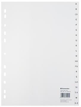 Soennecken Register 1544 DIN A4 A-Z volle Höhe PP weiß