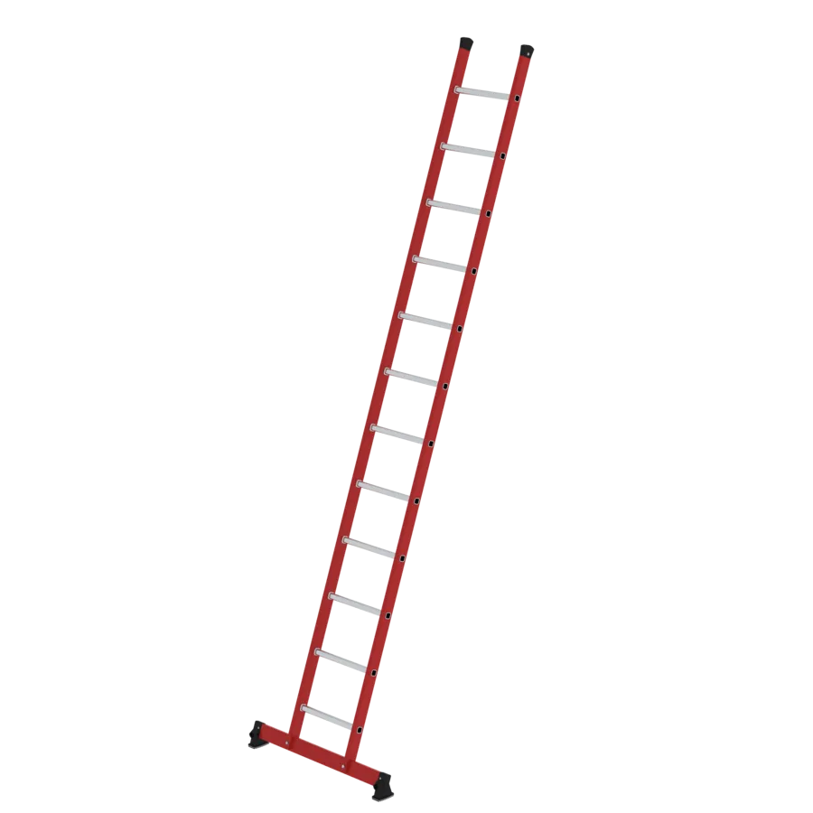 MUNK Sprossen-Anlegeleiter GFK/Alu mit nivello®-Traverse