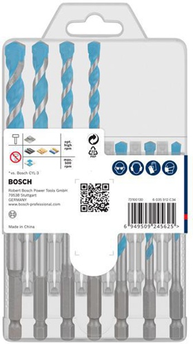 Bosch Bohrer-Set EXPERT HEX-9 Multi Construction 7tlg. D.5-10mm