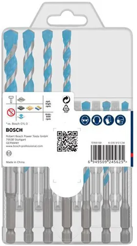 Bosch Bohrer-Set EXPERT HEX-9 Multi Construction 7tlg. D.5-10mm
