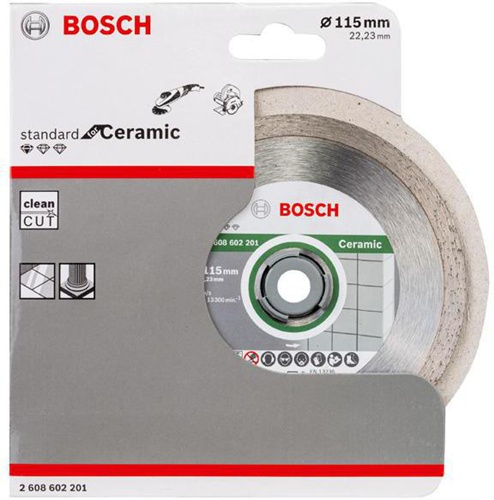 Bosch Diamanttrennscheibe Standard for Ceramic D.115mm Bohrungs-D.22,23mm gesintert