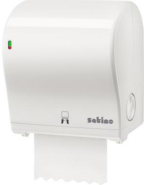 Satino Rollenhandtuchspender 331520 Autocut Midi weiß