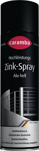 Zinkspray Alu hell 500 ml Spraydose CARAMBA