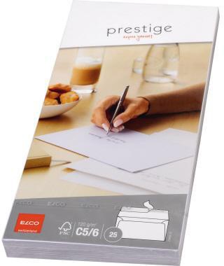 ELCO Briefumschlag Prestige 7049912 C5/6 oF hk hochweiß 25 St./Pack.