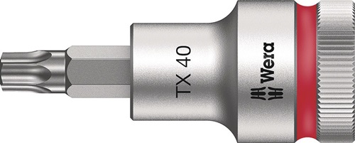 Steckschlüsseleinsatz 8767 C HF TORX® 1/2 Zoll T40 L.60mm WERA