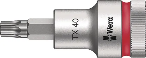 Steckschlüsseleinsatz 8767 C HF TORX® 1/2 Zoll T40 L.60mm WERA