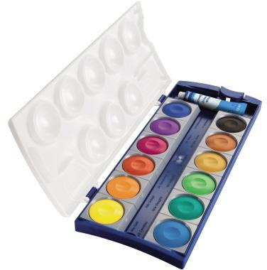 Pelikan Farbkasten 735K/12 720250 12Farben +Deckweiß